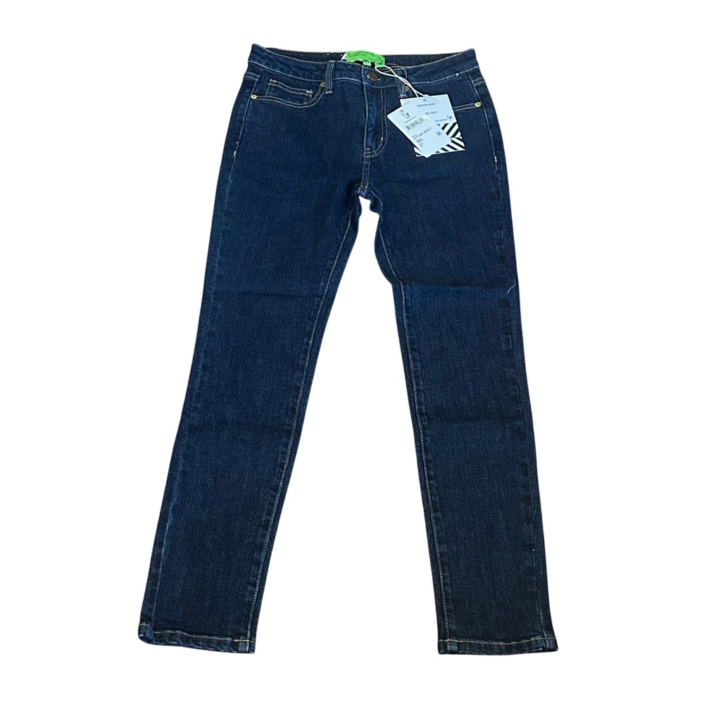 Sandrine Rose Indigo Wash Denim Jeans Womens Size 27 Dark Wash Slim Fit